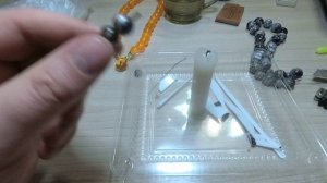 Чётки из посуды + крест для четок