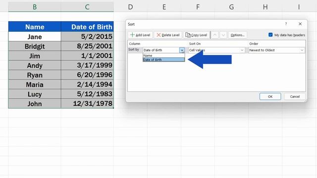 How to Sort by Date in Excel (in a Quick and Convenient Way) смотреть онлайн