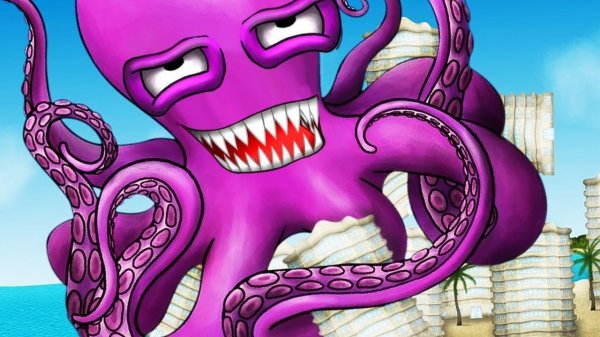 ОСЬМИНОГ ПОЖИРАЕТ ГОРОДА! ► Tasty Planet Forever |3| Прохождение