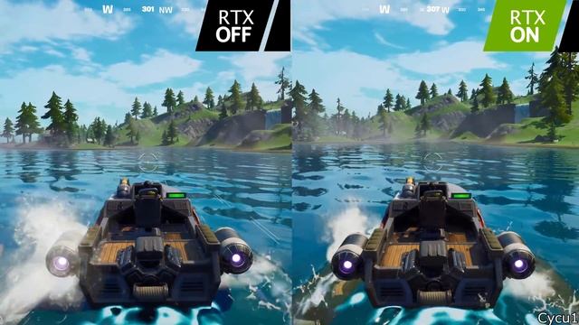 Fortnite Ray Tracing ON vs OFF 4K RTX 3080 Graphics Comparison смотреть онлайн