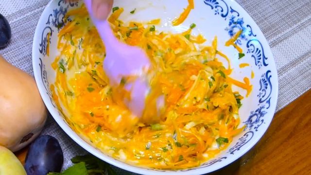 Просто натрите ТЫКВУ и добавьте 2 ЯЙЦА! ТАК вкусно, что я готовлю ВСЮ осень и зиму. Завтрак смотреть онлайн