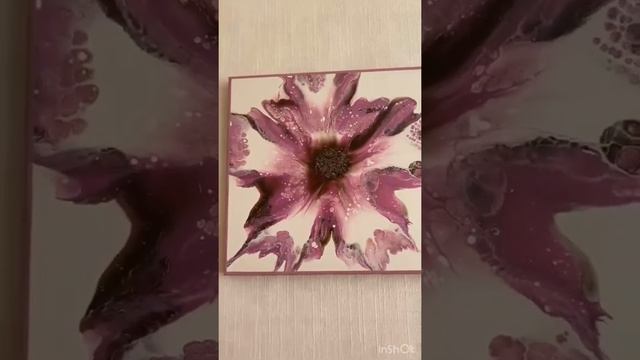 (21) Картина Цветок Абстракция 45*45 смотреть онлайн