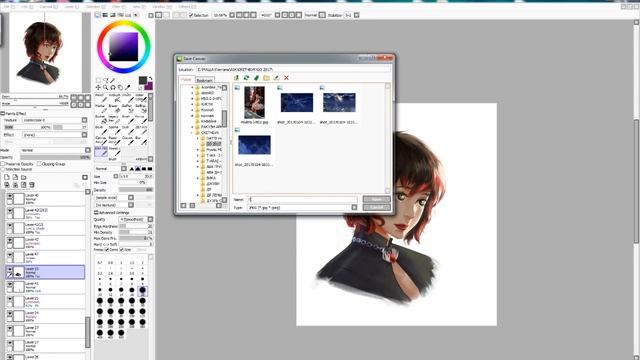 Speedpaint Part 2 Процесс рисования