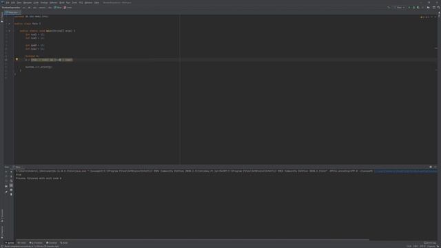 Boolean expressions and logical operators in Java смотреть онлайн