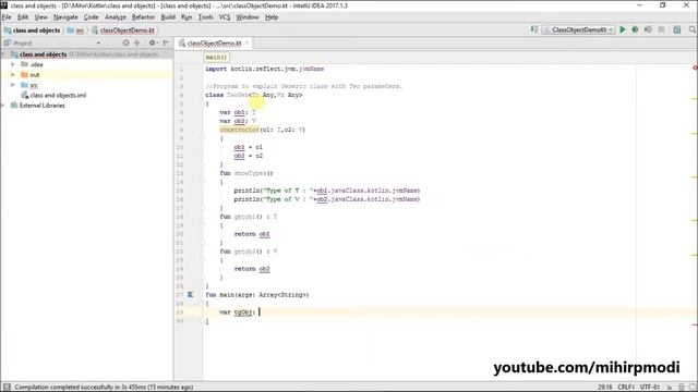#299 Kotlin Tutorial | Generic class with Two Parameters смотреть онлайн