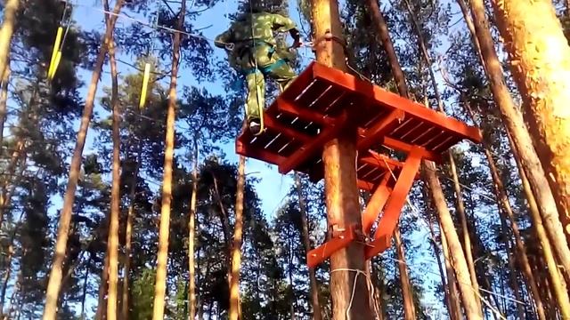 Первый веревочный парк в Тамбовской области смотреть онлайн
