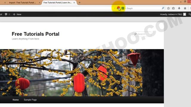 Tools Tab Of Wordpress Tutorial Class 9 In Urdu And Hindi By Seekhoo.com
