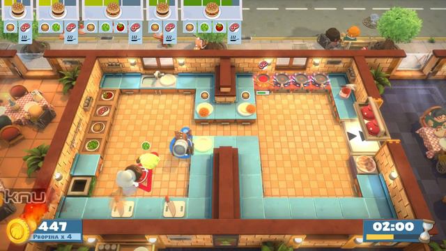 Overcooked | PS5 | Modo Historia - 1-4 | 3 ESTRELLAS