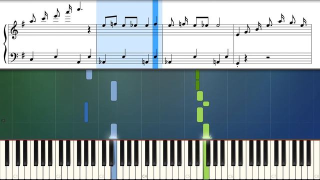 Prokofiev - Montagues and Capulets (easy piano tutorial) смотреть онлайн