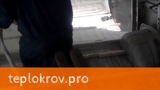 Тепло- гидро- изоляция фургона пенополиуретаном. смотреть онлайн