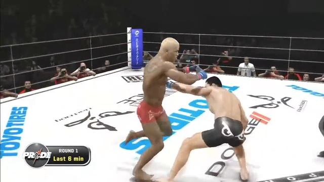 UFC Undisputed 3 Antonio Nogueira Vs Kevin Randleman Pride Mode Gameplay Xbox 360/PS3 HD HQ