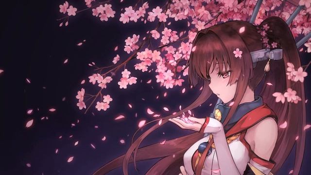 Live Wallpaper Anime PC Sakura Petals Anime Girl смотреть онлайн