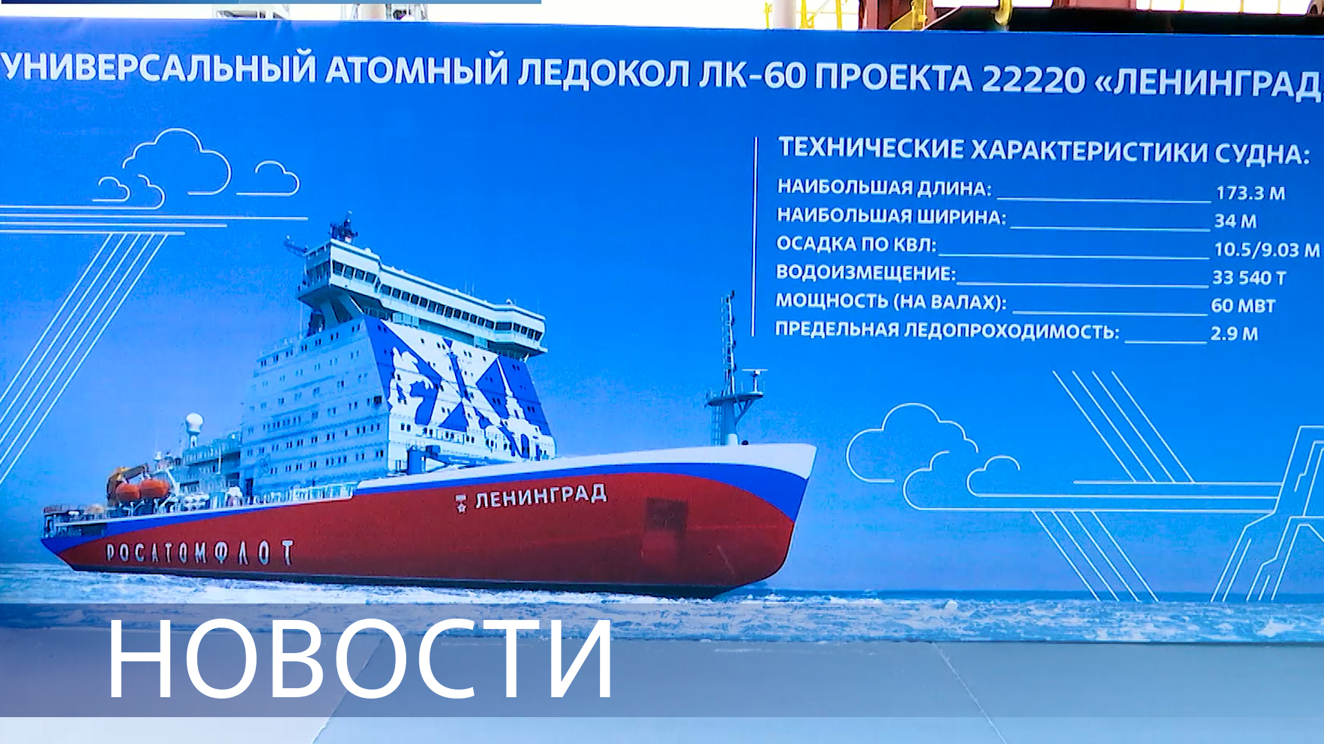 Ледокол «Ленинград» / 4-й энергоблок АЭС «Эль-Дабаа» / «Атомные» семьи смотреть онлайн