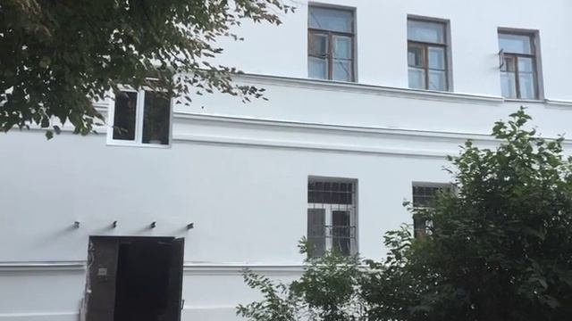 Ремонт фасада усадьбы Тихомировых на площади Челюскинцев завершается смотреть онлайн