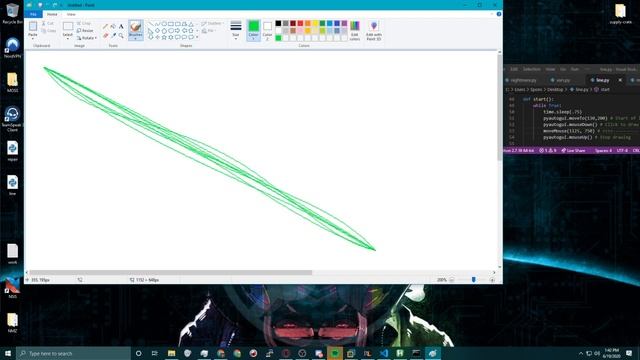 Random mouse movement [Python] смотреть онлайн