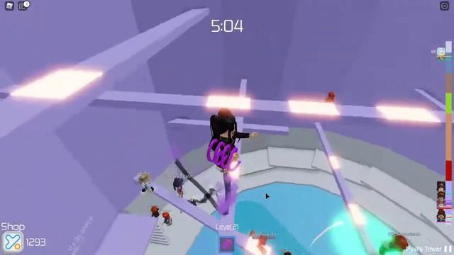 Играем в Roblox в игру Tower of Hell с Синим Волком. смотреть онлайн