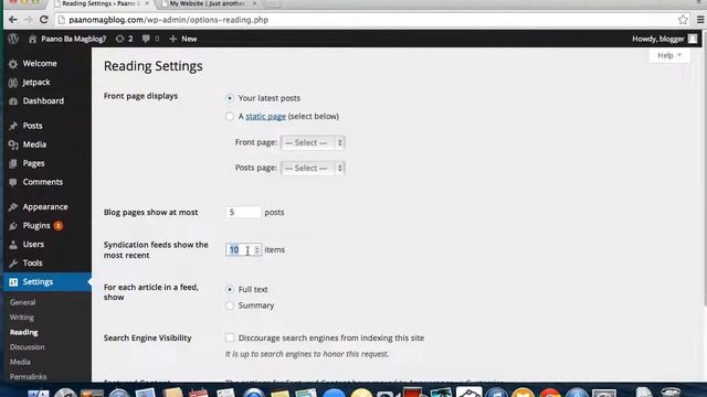 Wordpress Tutorial 3 Setup Title and Permalinks смотреть онлайн