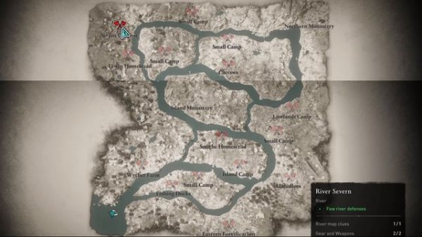 River Severn Map Complete Guide for Assassins Creed Valhalla River Raids Maps #2
