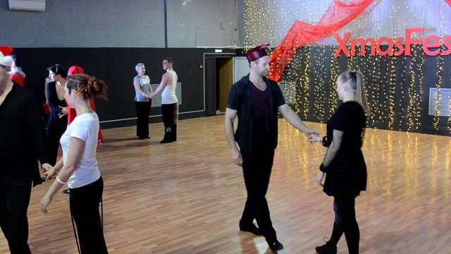 ХАСТЛ, Discofox, XmasFest 2022, ProAm Rising Star партнерши, 14 финала, заход 6 смотреть онлайн