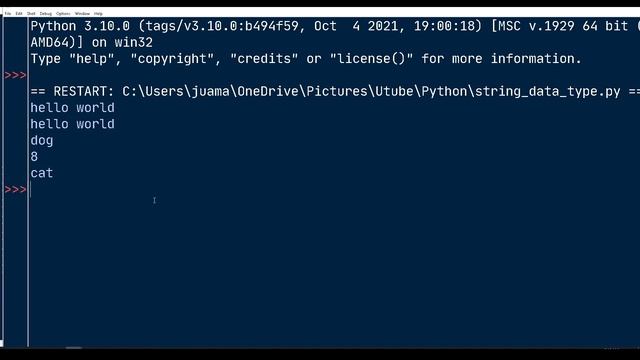 Python String Datatype смотреть онлайн