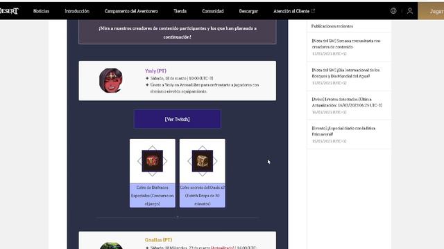 BLACK DESERT SA | EVENTO | SEMANA CON CREADORES DE CONTENIDO | DROPS DE TWITCH | BDO Español | PC смотреть онлайн
