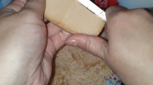 Красивое сухое прогорклое мыло, молоко и мёд) #asmr