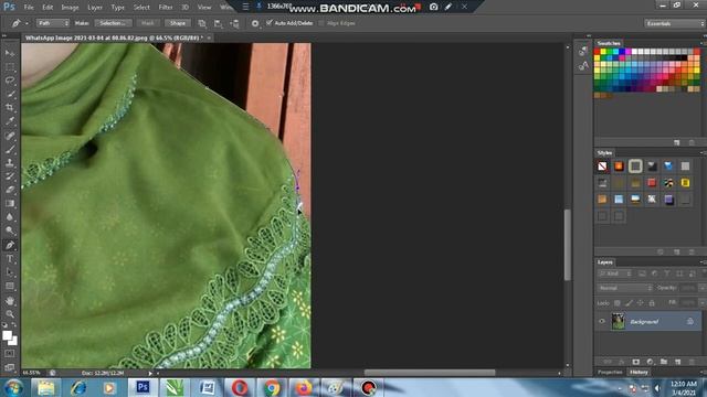 CARA MENGGANTI BACKGROUND PAS FOTO UKURAN 3 x 4 | Adobe Photoshop смотреть онлайн