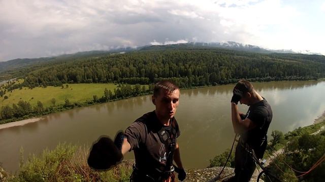 Прыжки в Горном Алтае - Роупджампинг - НеБо смотреть онлайн