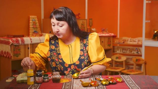 Урок по хохломской росписи по дереву смотреть онлайн