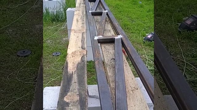 сборка ферм под навес