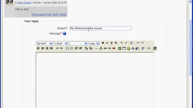 Replying to Forum Posts in Moodle смотреть онлайн