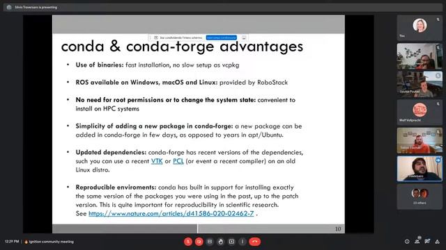 ? Gazebo on conda-forge: Community meeting (October 2021) смотреть онлайн
