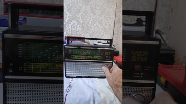 Цифровая планка FM на приемнике VEF 206. Тест после установки. смотреть онлайн