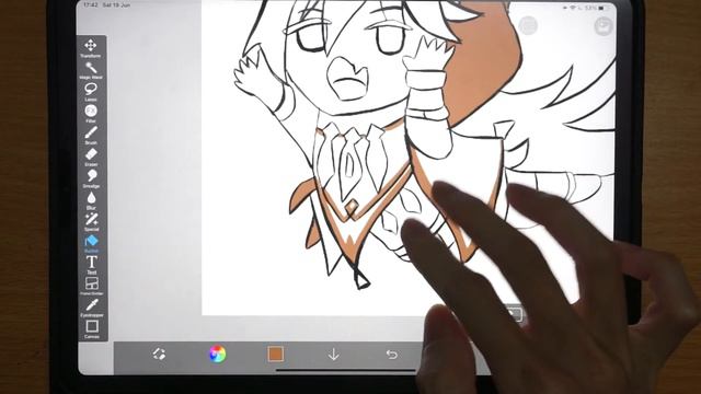 Drawing Razor Genshin Impact | Ibis Paint X Tutorial смотреть онлайн