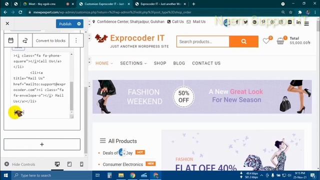 how to Shopping Cart Theme Customization । wordpress tutorial part 4 #Naem Support iT смотреть онлайн