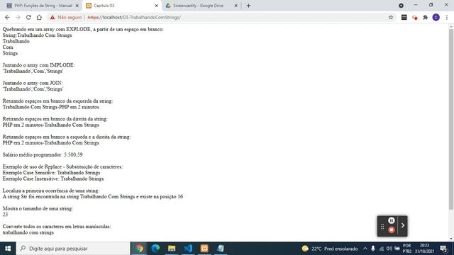 03 PHP em 2 Minutos - Trabalhando Com Strings смотреть онлайн