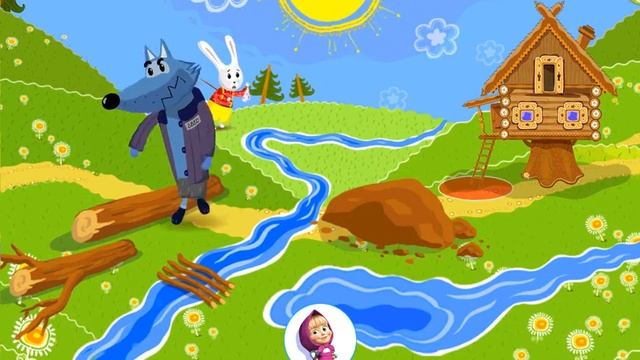 Машины сказки. Лиса и Заяц. Прохождение детской игры. смотреть онлайн