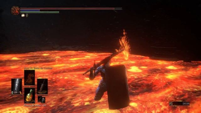Dark Souls III Como caminar en lava смотреть онлайн