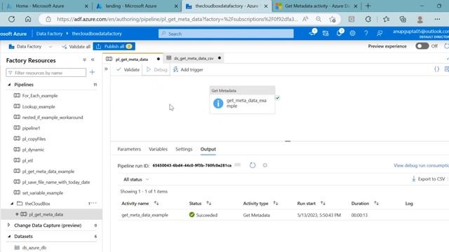 Get Meta Data Activity in Azure Data factory and Important use cases смотреть онлайн