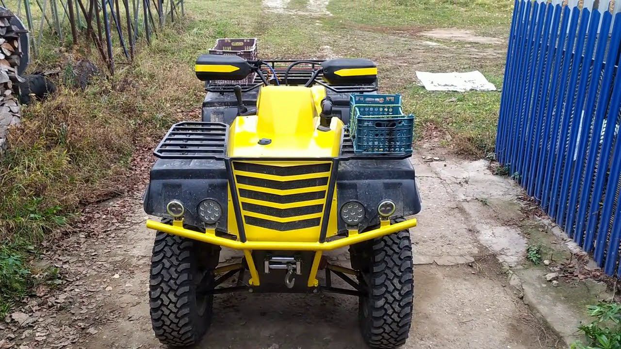 Самодельная защита для рук на квадроцикле смотреть онлайн