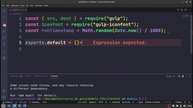 Curso de GulpJS - Módulo I - Plugin Gulp Iconfont смотреть онлайн