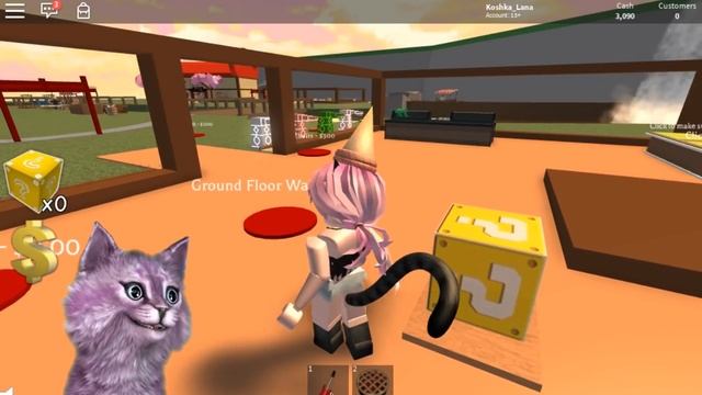 МЫ С ЛЕО ОТКРЫЛИ ЯПОНСКИЙ РЕСТОРАН В РОБЛОКС roblox Sushi Factory Tycoon смотреть онлайн