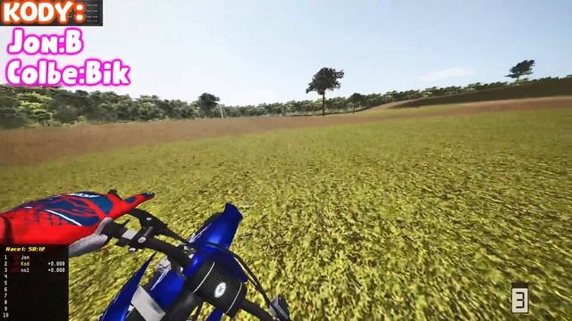 GAME OF BIKE WITH 3 PEOPLE BUT WE ADDED AN INSANE CHALLENGE! (MXBIKES)