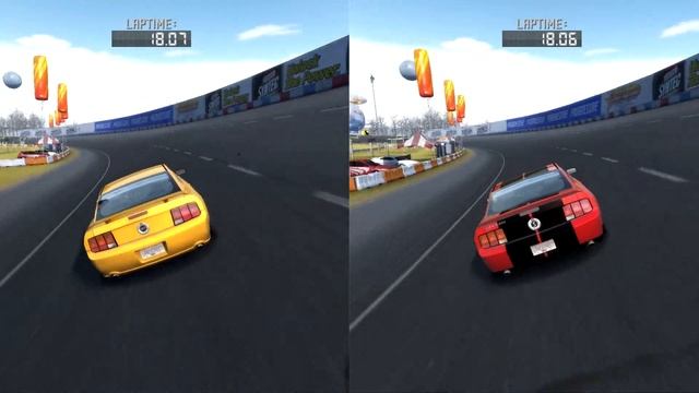 Ford Mustang GT 06 Vs Shelby GT500 Comparison - NFS ProStreet смотреть онлайн
