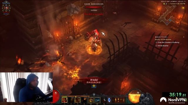 Barbarian Leveling 1 to 70 in 66 Minutes Using Avalanche and Earthquake - Season 27 Practice Run смотреть онлайн