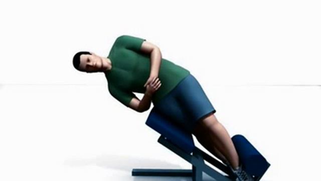 Правильное выполнение - Сгибания 45 градусов