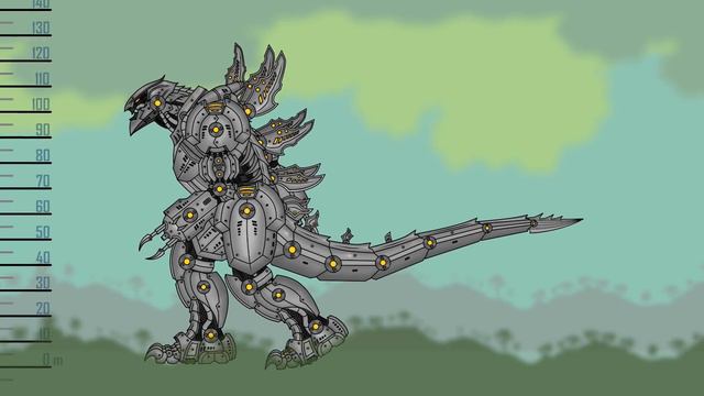 Monsters Size Comparison (ASM) 4 - Shin Godzilla-Biollante, Mechagodzilla смотреть онлайн