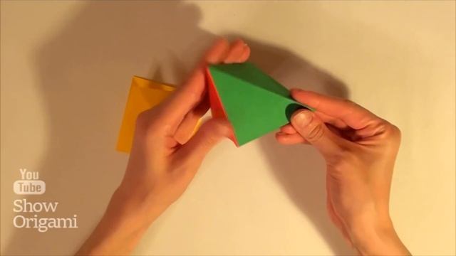 Треугольная #коробка из бумаги своими руками смотреть онлайн