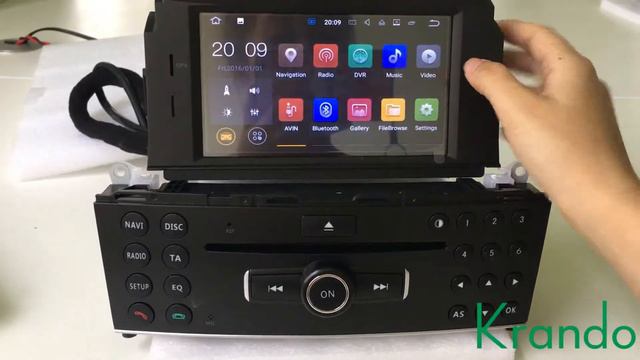 krando android 7.1 car dvd player for mercedes benz w204 c180 c200 2007-2011 wifi dab+ TV obd2 смотреть онлайн