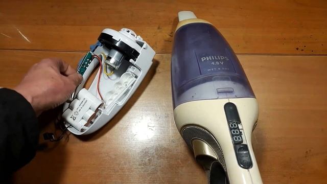 Автомобильный пылесос - переделка на литий-ионный аккумулятор смотреть онлайн